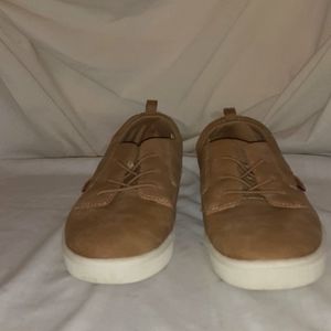 Osh Kosh khaki slip on sneakers.  New No Tag/Box